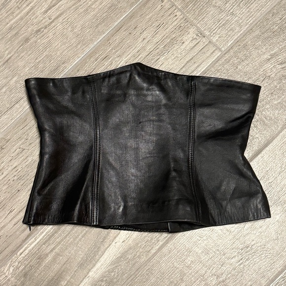 Leather Corset - NWT - Picture 3 of 9